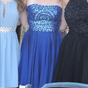 Strapless Sherri Hill dress